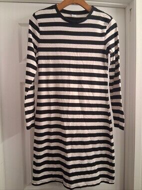 Old Navy Striped Midi Dress Small